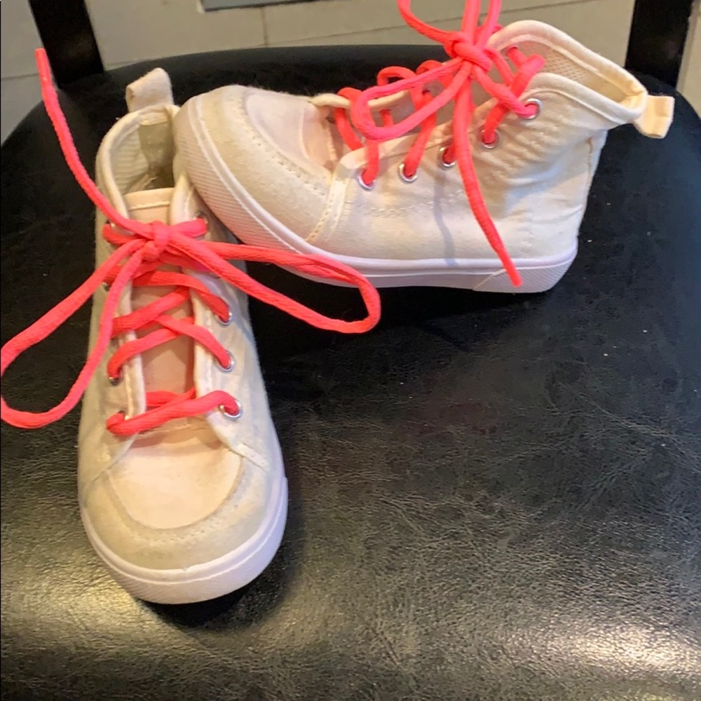 High Top White Sneakers